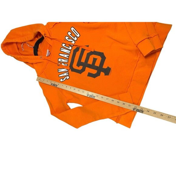 MLB Giants San Francisco Genuine Merch Raglan Hooded Pullover Sweater Small - Picture 11 of 13
